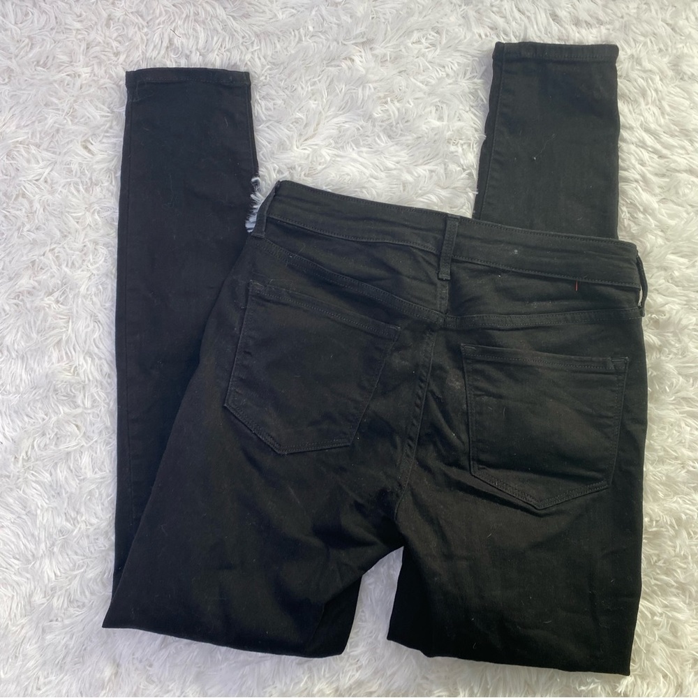 Old Navy Black Super Skinny Rockstar Jeans 6 - Picture 2 of 4